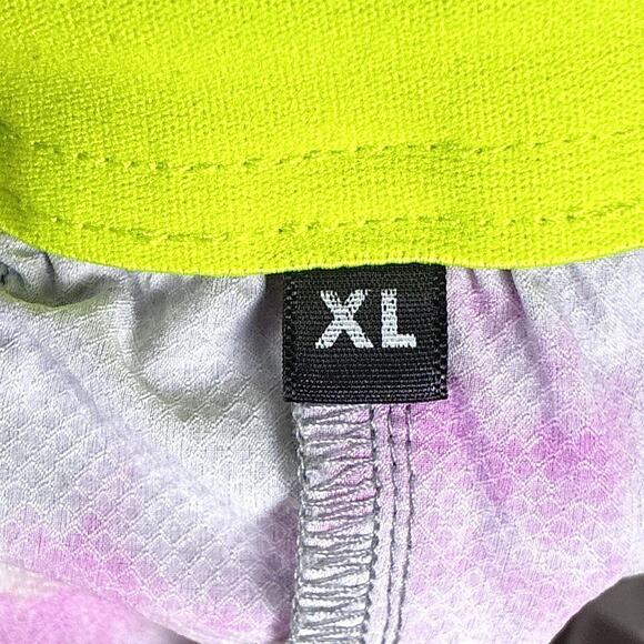 Legends Luka Shorts Mens XL Gray Purple Tie Dye Gym Workout Preppy Drawstring - Picture 10 of 10